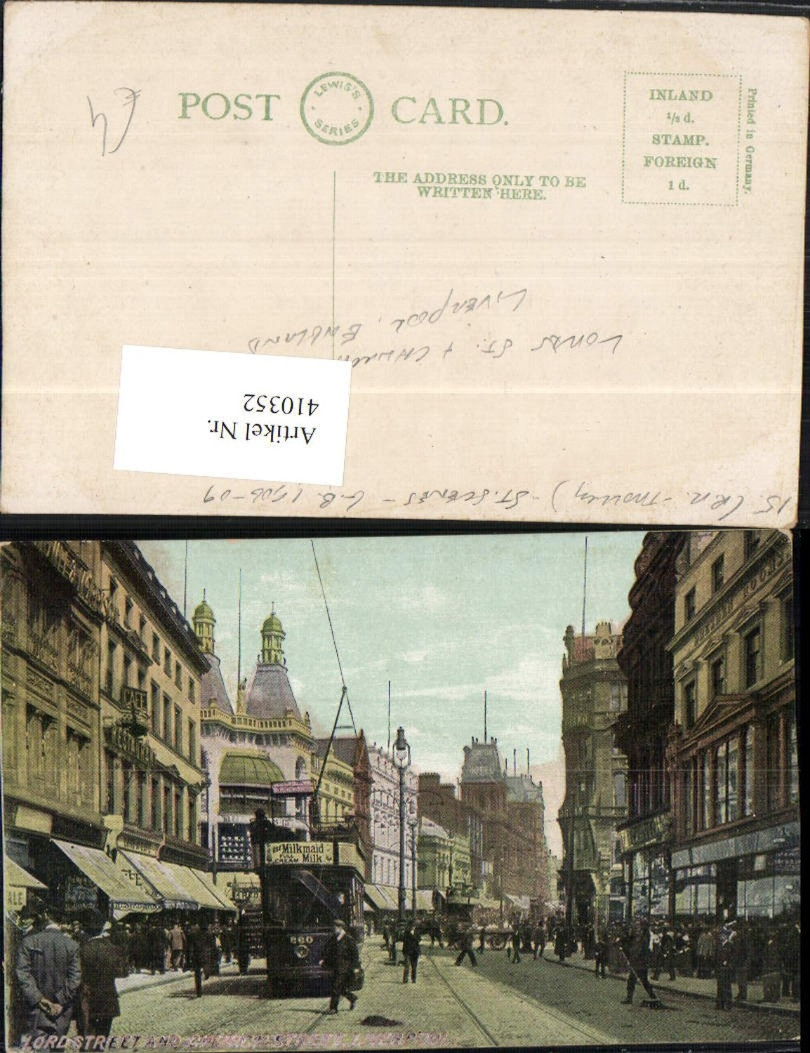Alte Ansichtskarte – Old Postcard