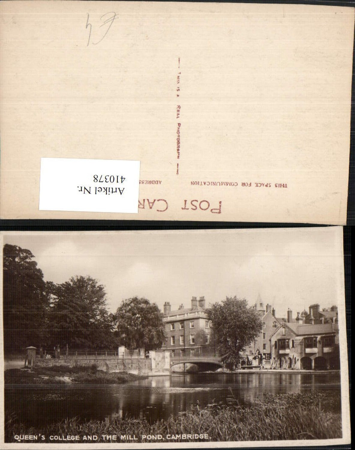 Alte Ansichtskarte – Old Postcard