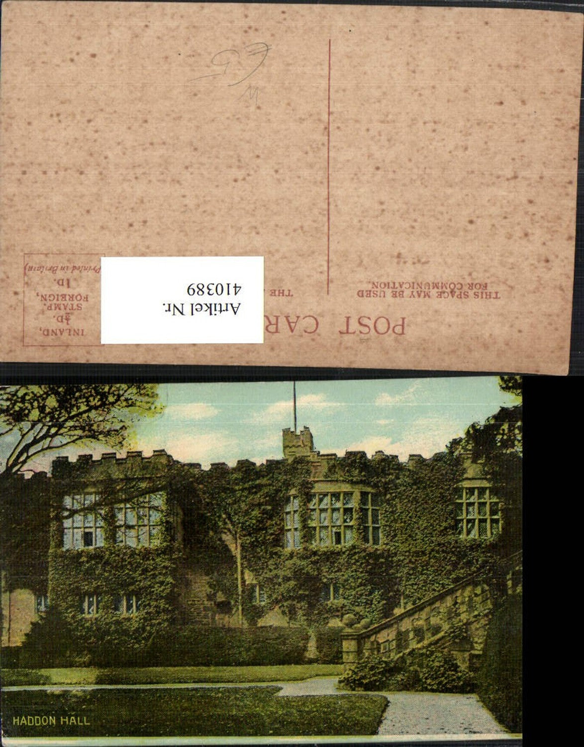 Alte Ansichtskarte – Old Postcard