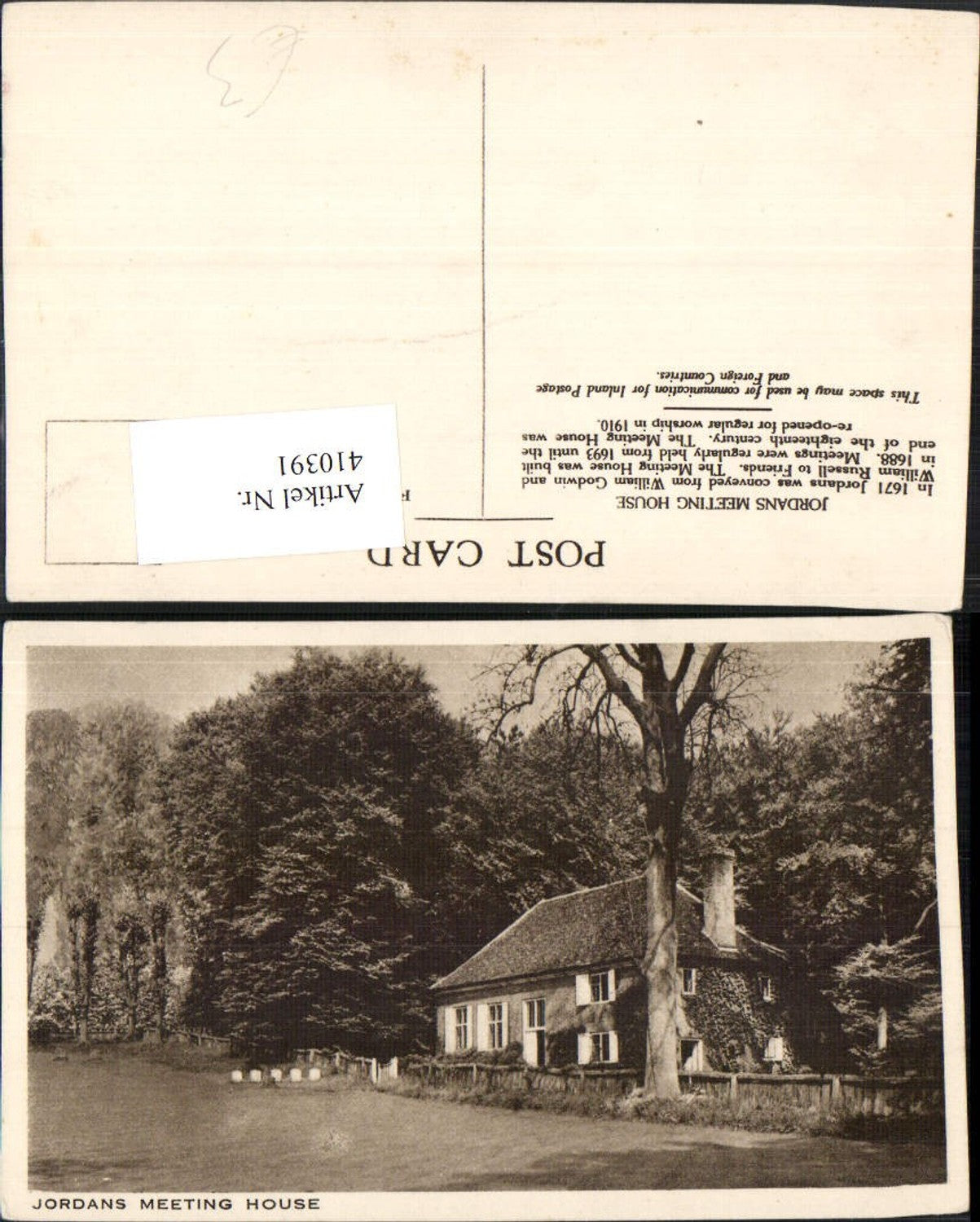 Alte Ansichtskarte – Old Postcard