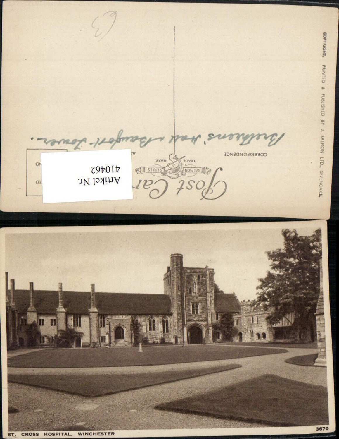 Alte Ansichtskarte – Old Postcard