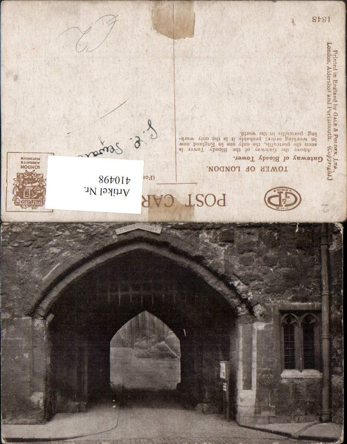 Alte Ansichtskarte – Old Postcard