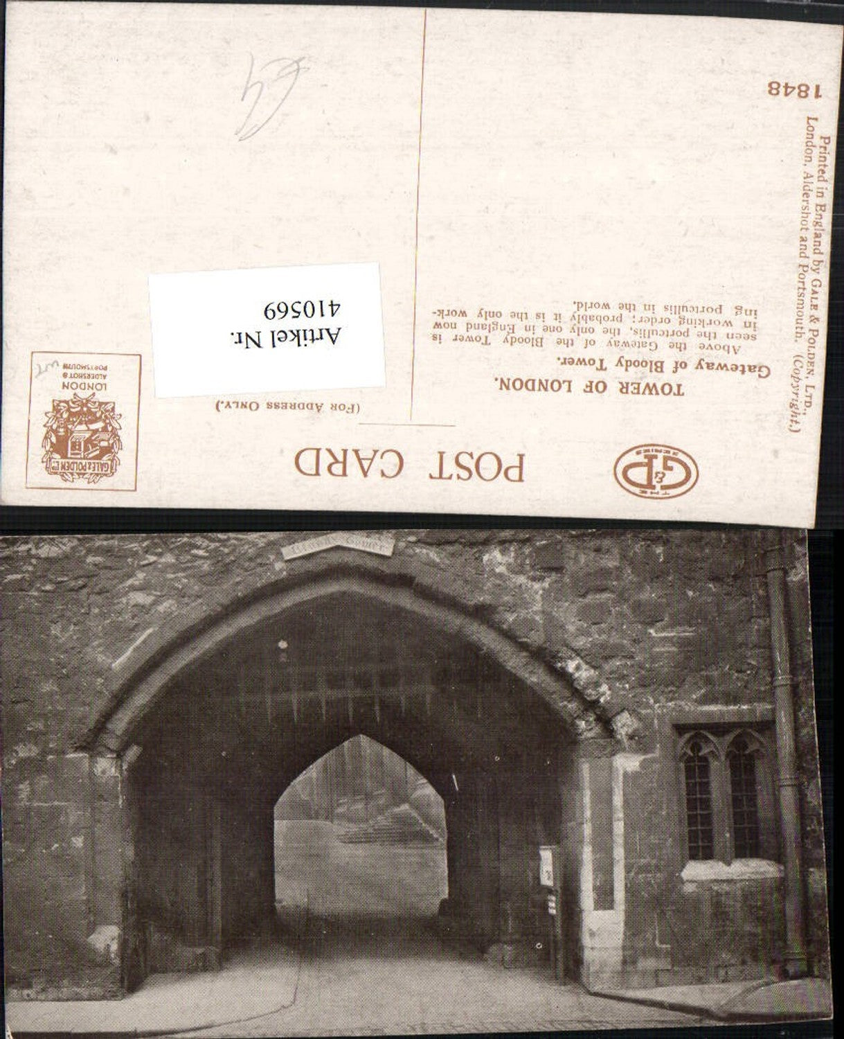 Alte Ansichtskarte – Old Postcard