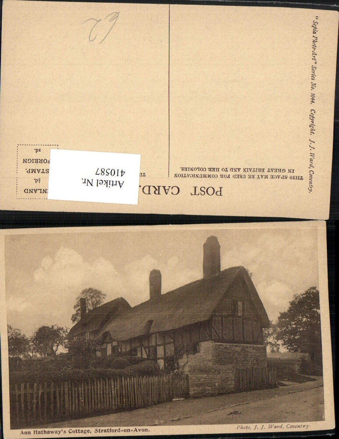 Alte Ansichtskarte – Old Postcard