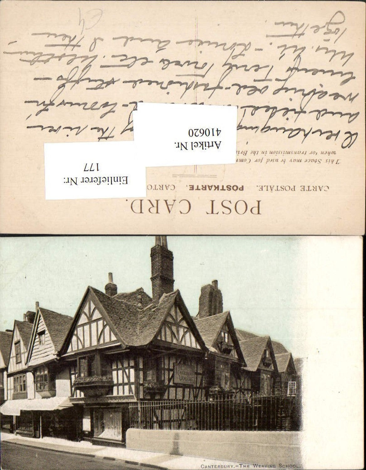 Alte Ansichtskarte – Old Postcard