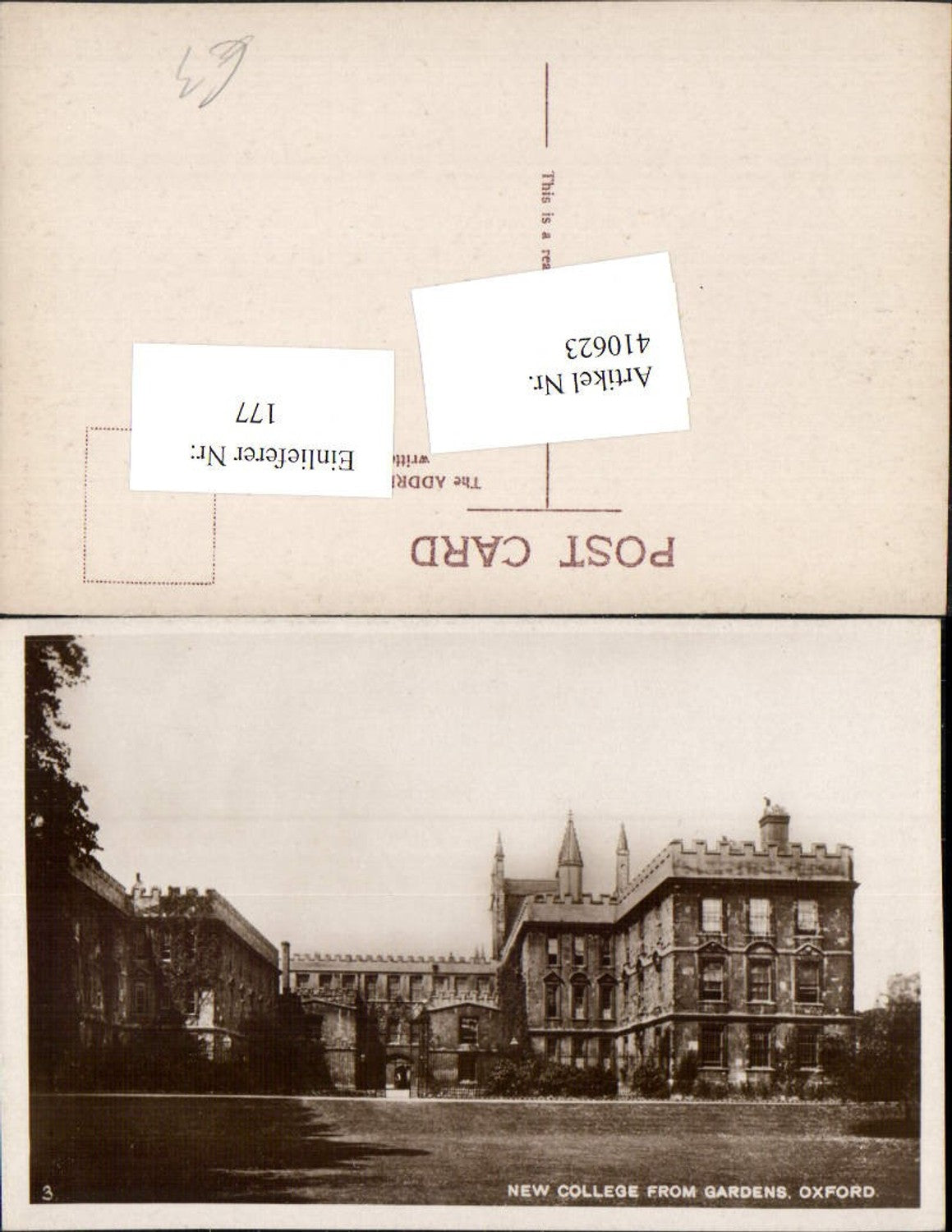 Alte Ansichtskarte – Old Postcard