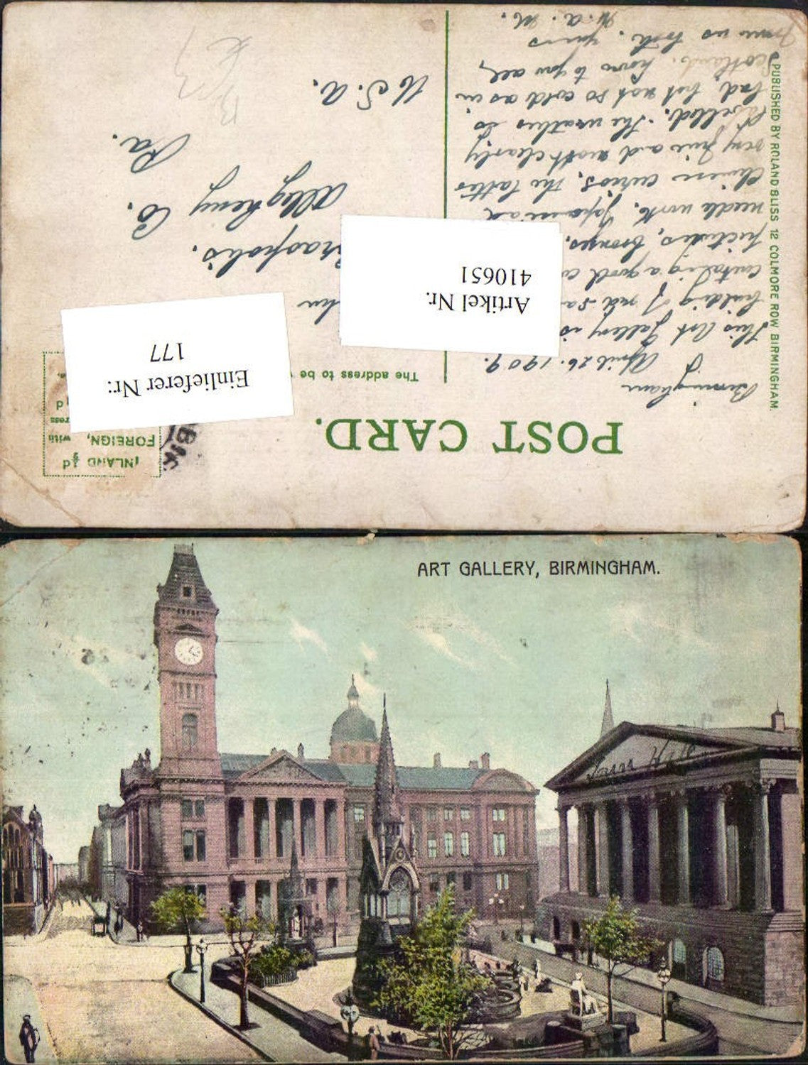 Alte Ansichtskarte – Old Postcard