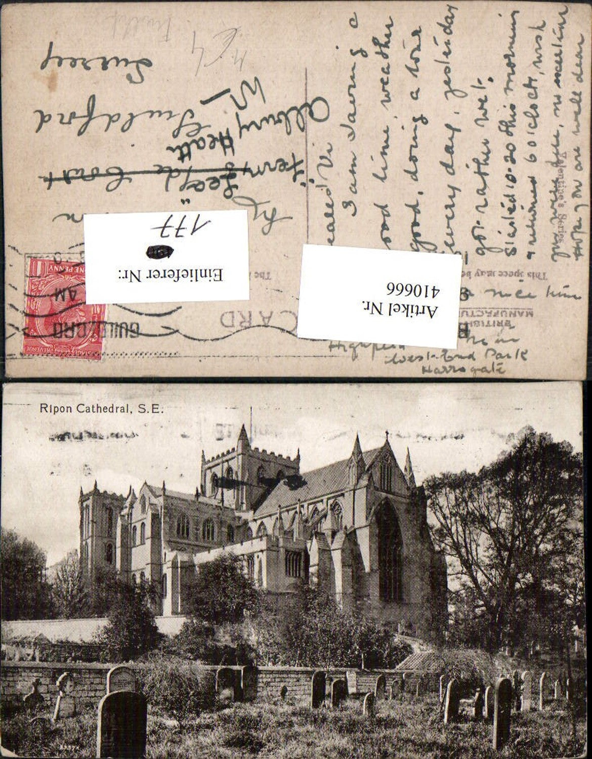 Alte Ansichtskarte – Old Postcard