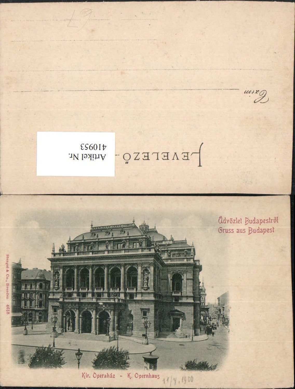 Alte Ansichtskarte – Old Postcard