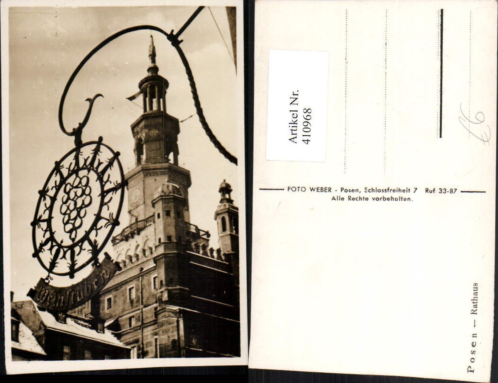 Alte Ansichtskarte – Old Postcard