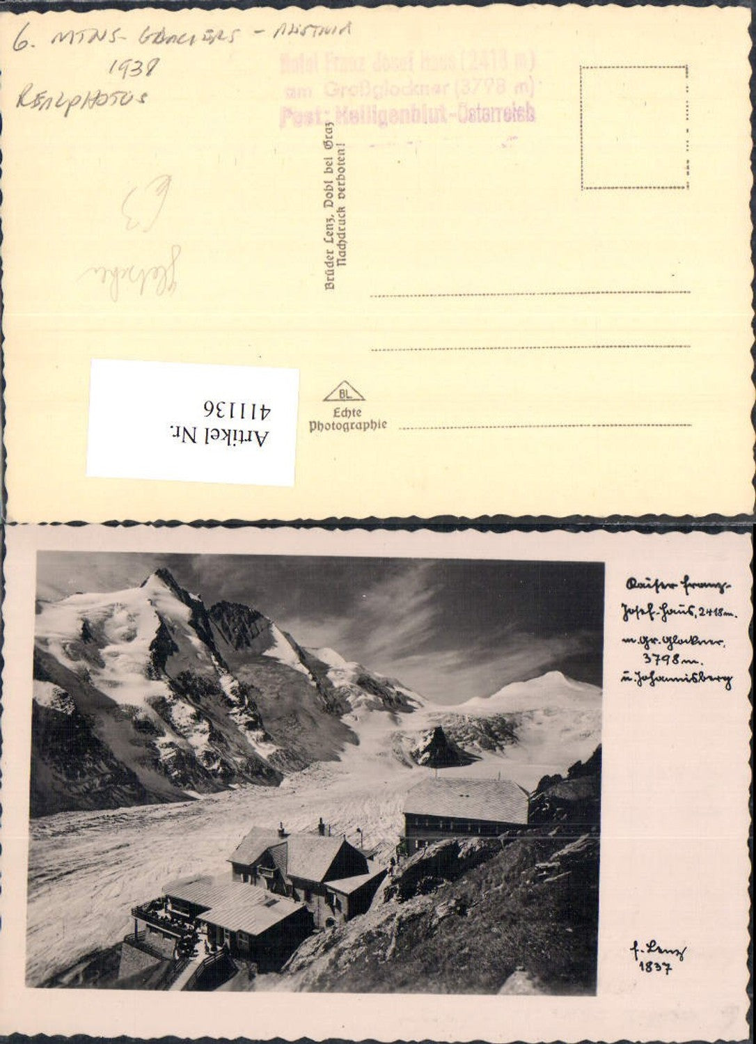 Alte Ansichtskarte – Old Postcard