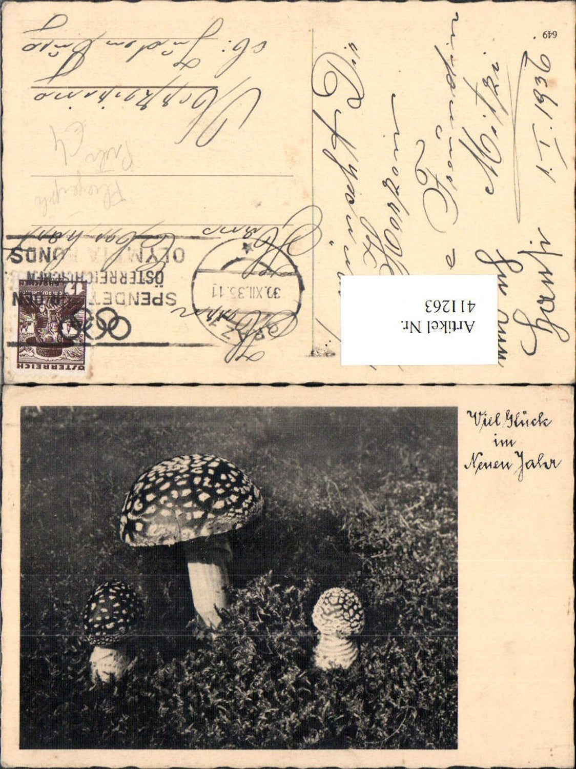 411263,Foto Ak Pilze Fliegenpilze Gemüse Pilz