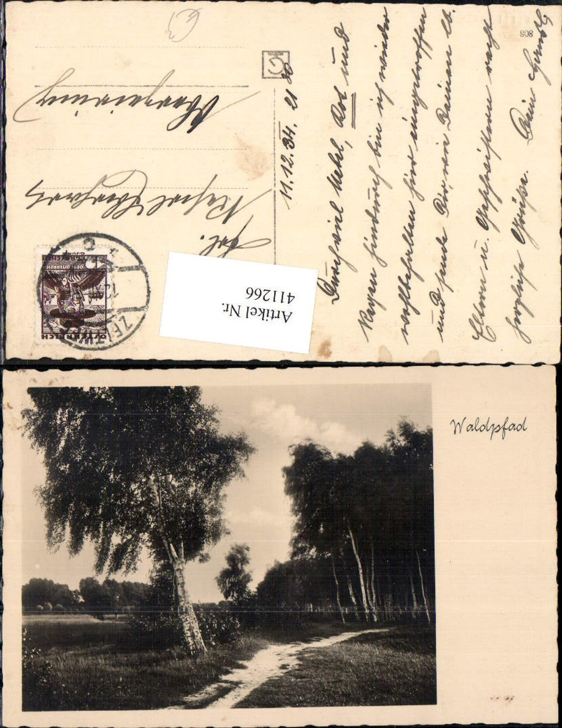 Alte Ansichtskarte – Old Postcard