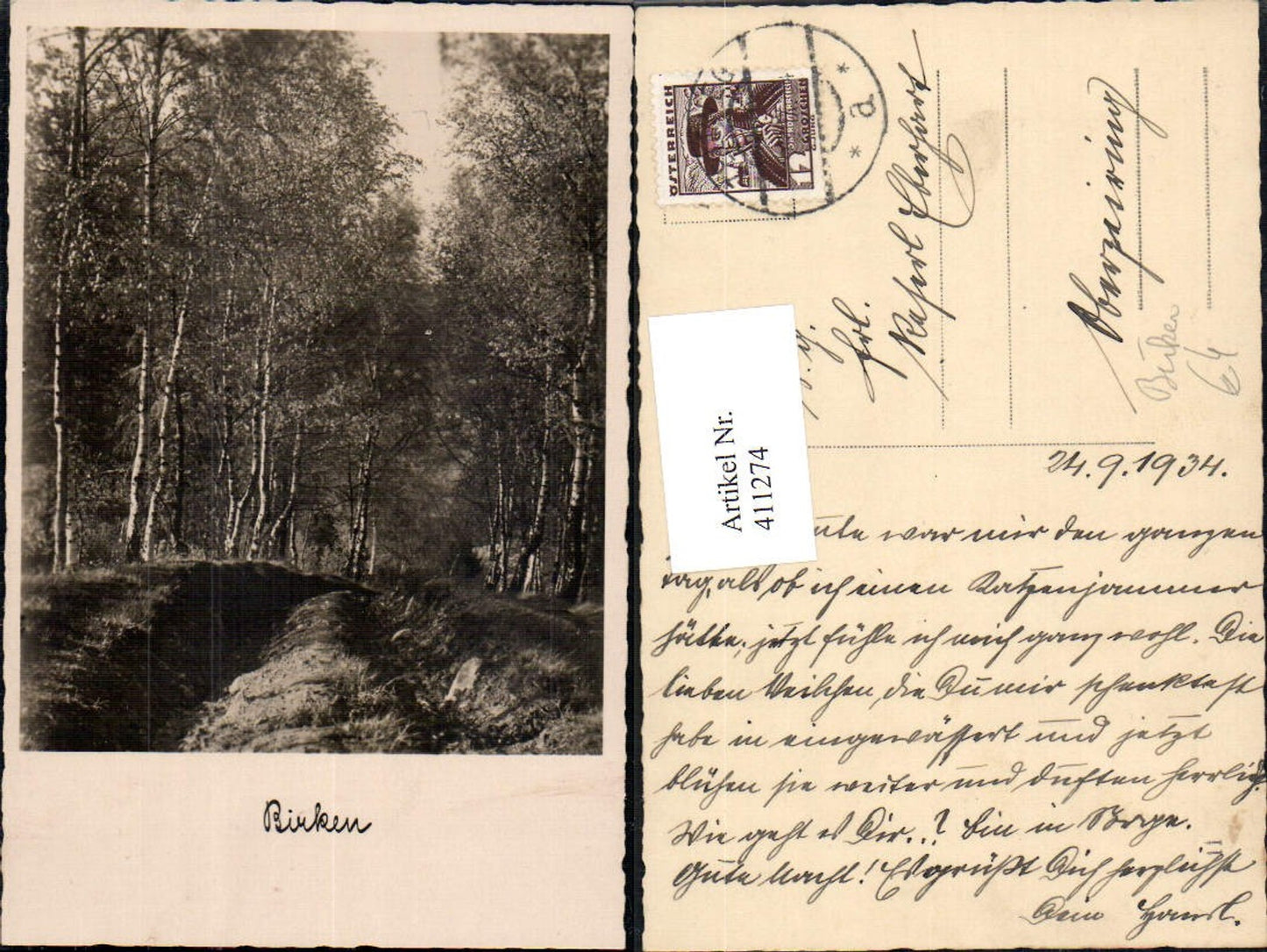Alte Ansichtskarte – Old Postcard