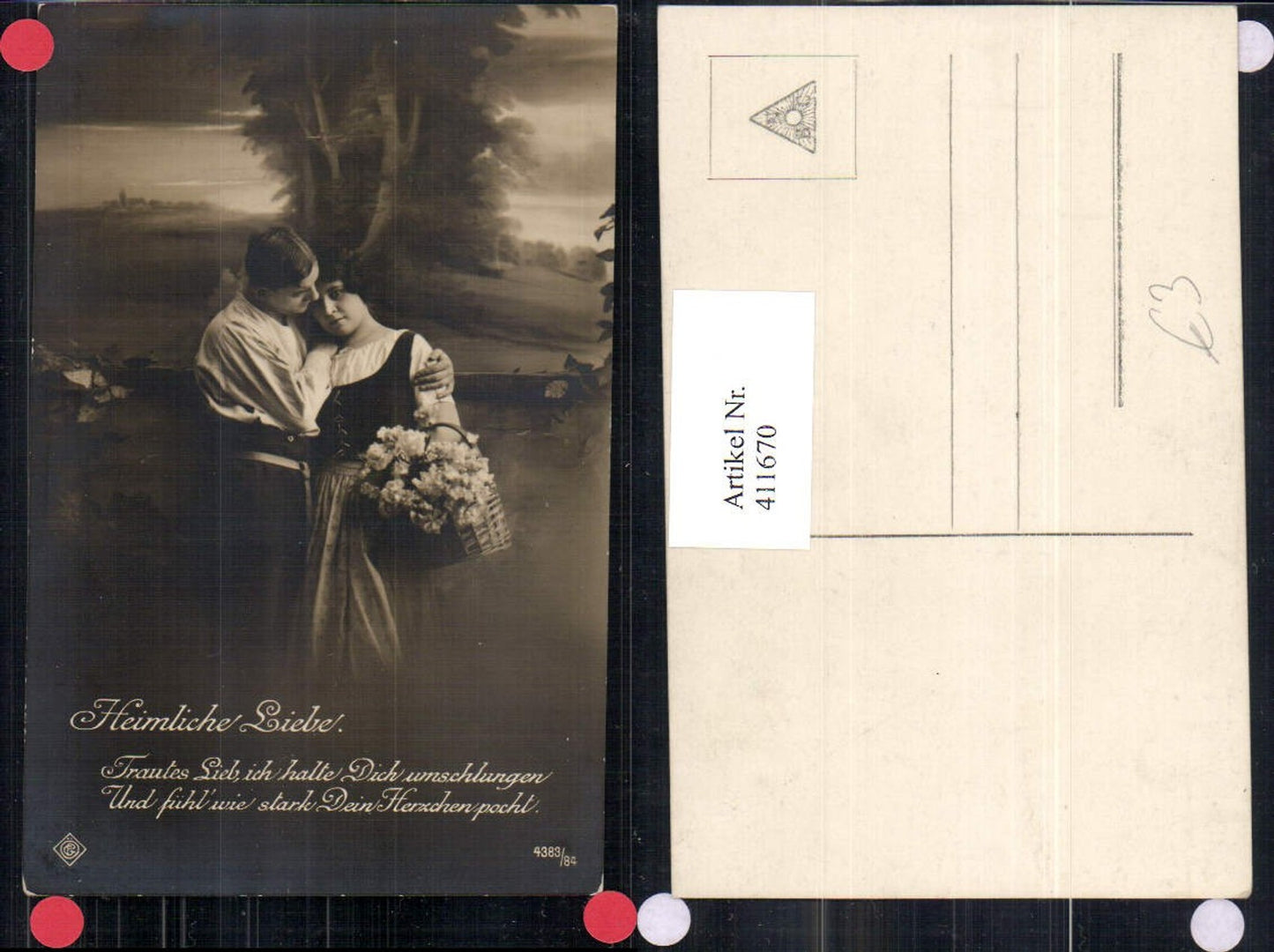 411670,Paar Heimliche Liebe Umarmung Spruch Blumenkorb