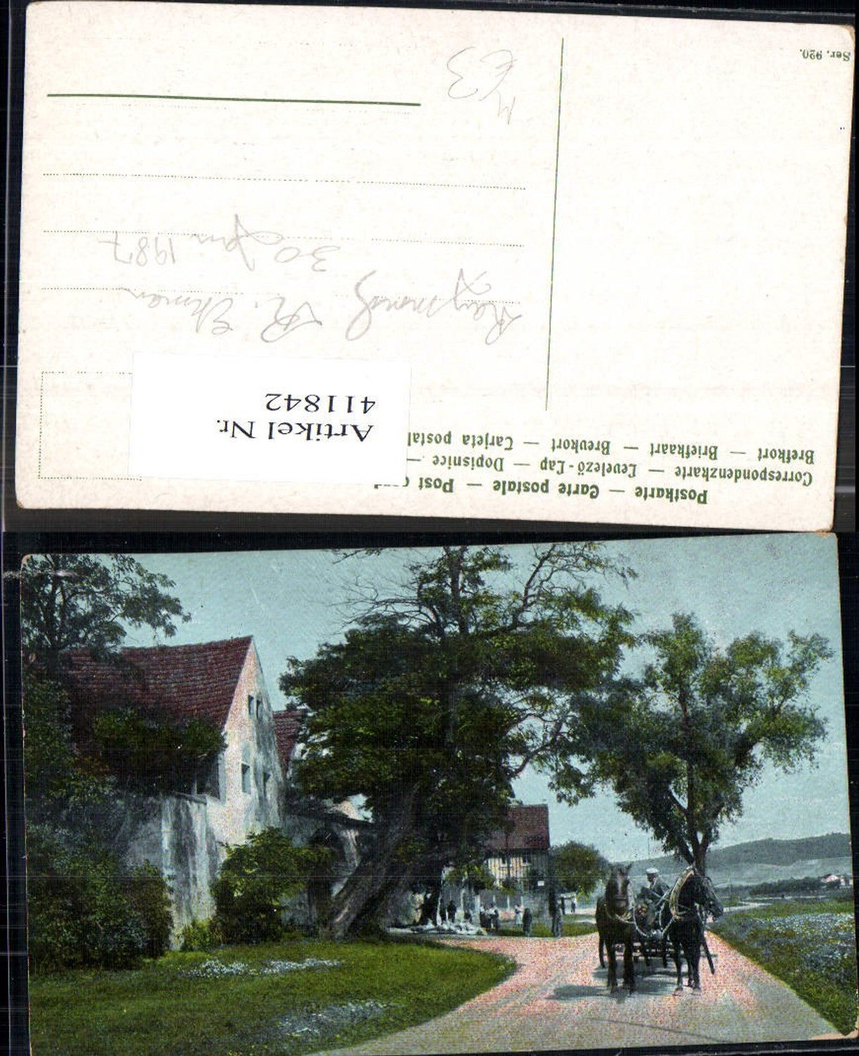 Alte Ansichtskarte – Old Postcard