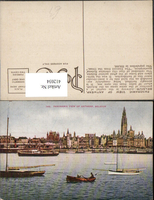 412034,Belgium Antwerpen Anvers Teilansicht Boote
