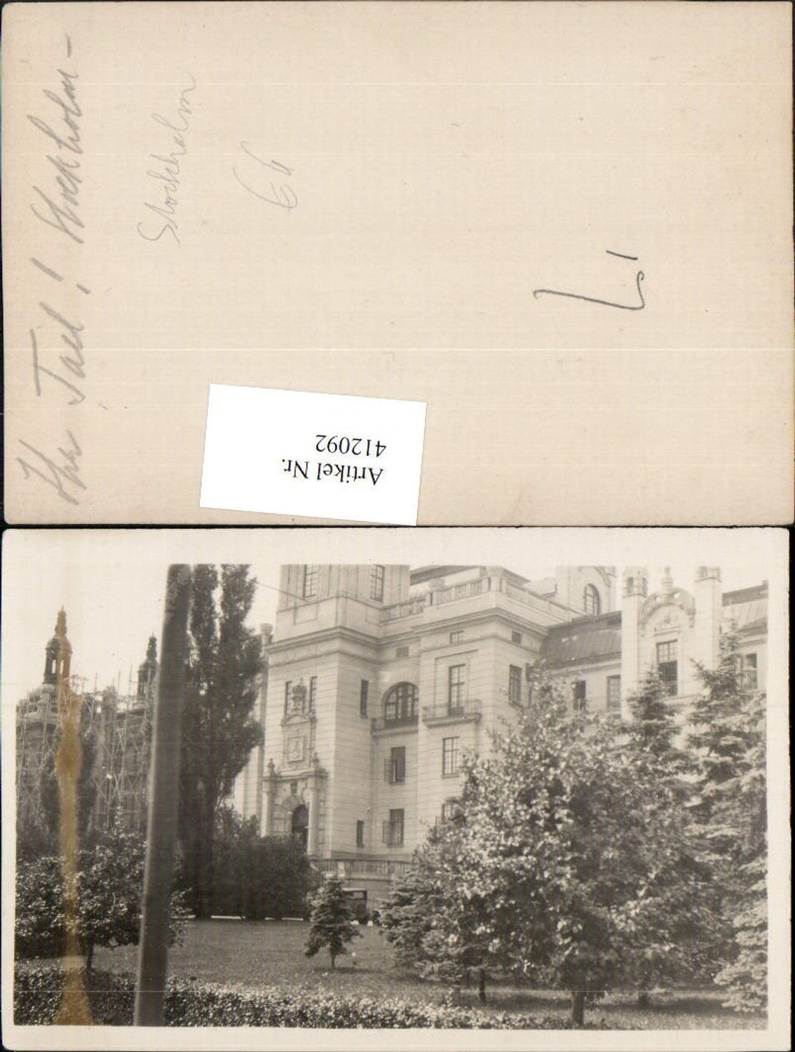 Alte Ansichtskarte – Old Postcard