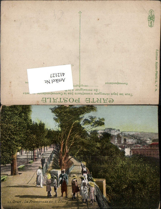 412127,Algeria Oran La Promenade de l'Etang