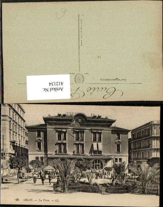 412134,Algeria Oran La Poste Postamt Gebäude