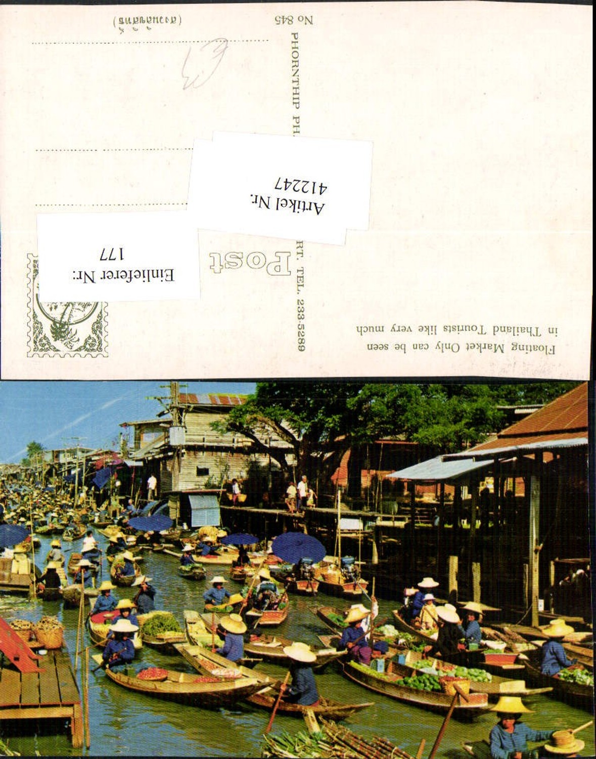 412247,Thailand Floating Market schwimmender Markt Boote