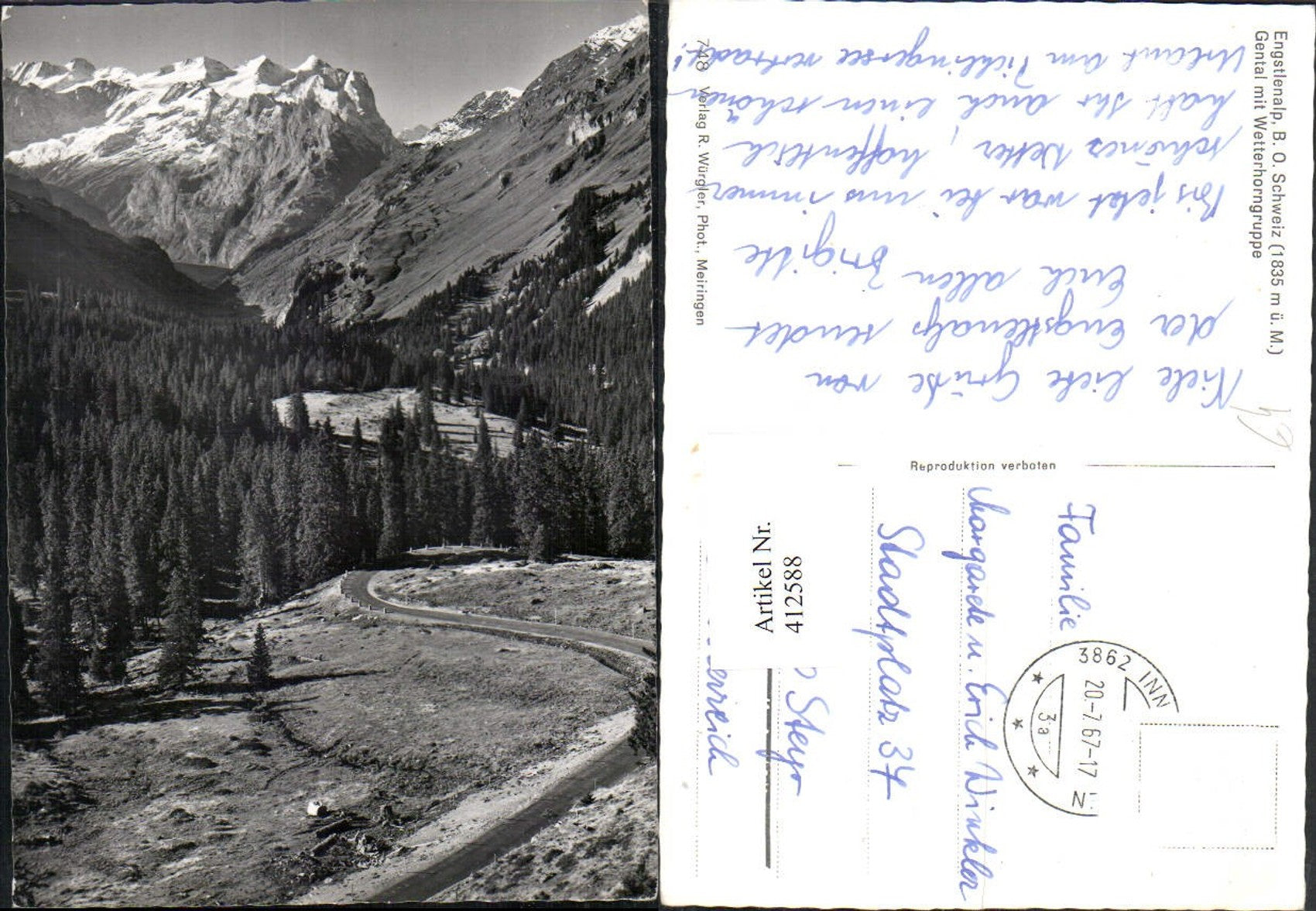 Alte Ansichtskarte – Old Postcard