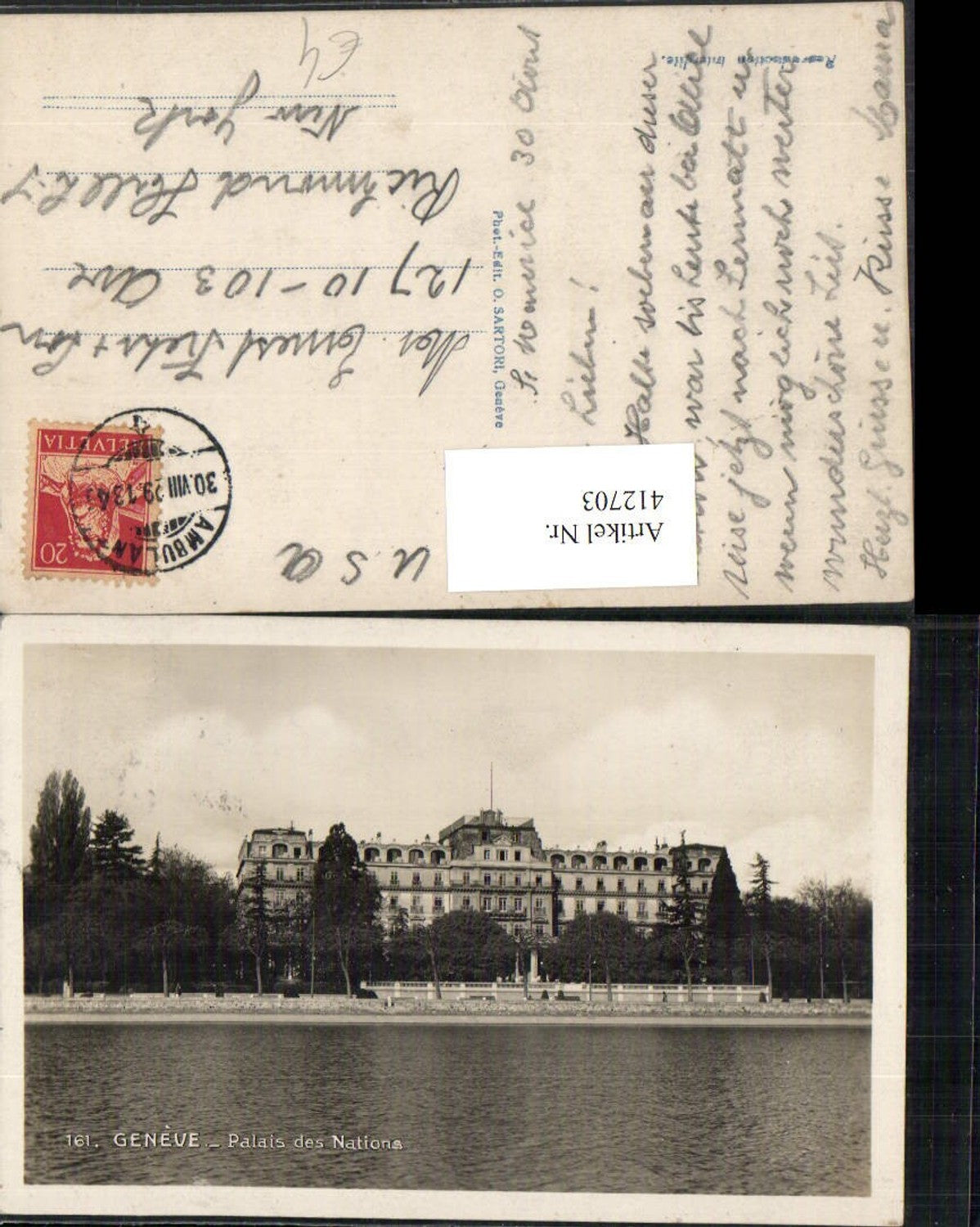 Alte Ansichtskarte – Old Postcard