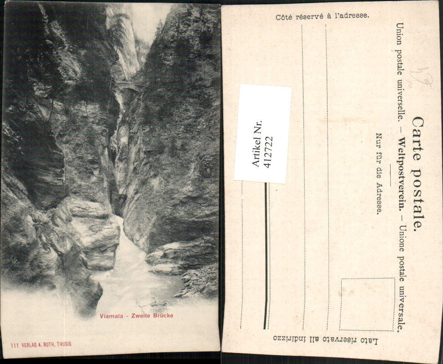 Alte Ansichtskarte – Old Postcard