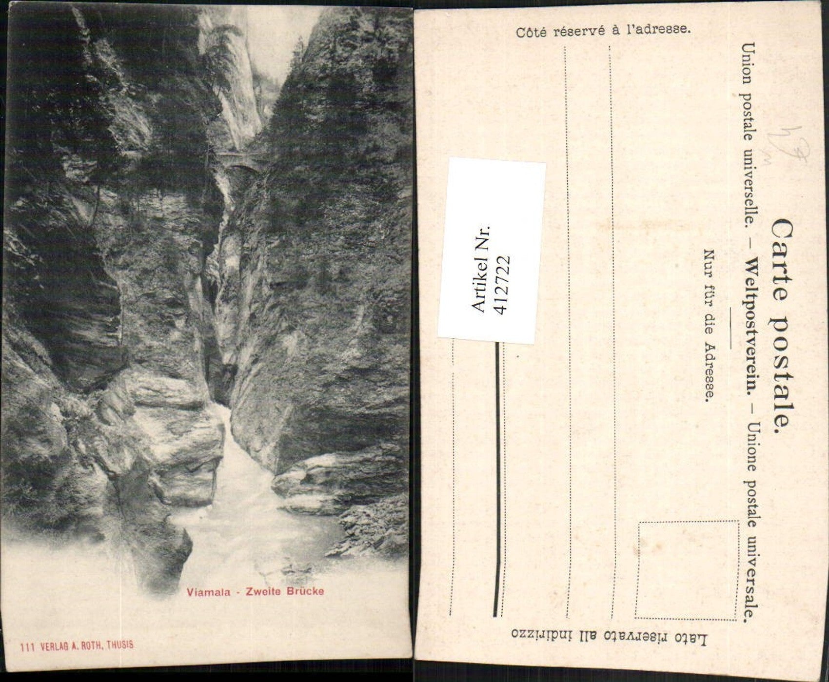 Alte Ansichtskarte – Old Postcard