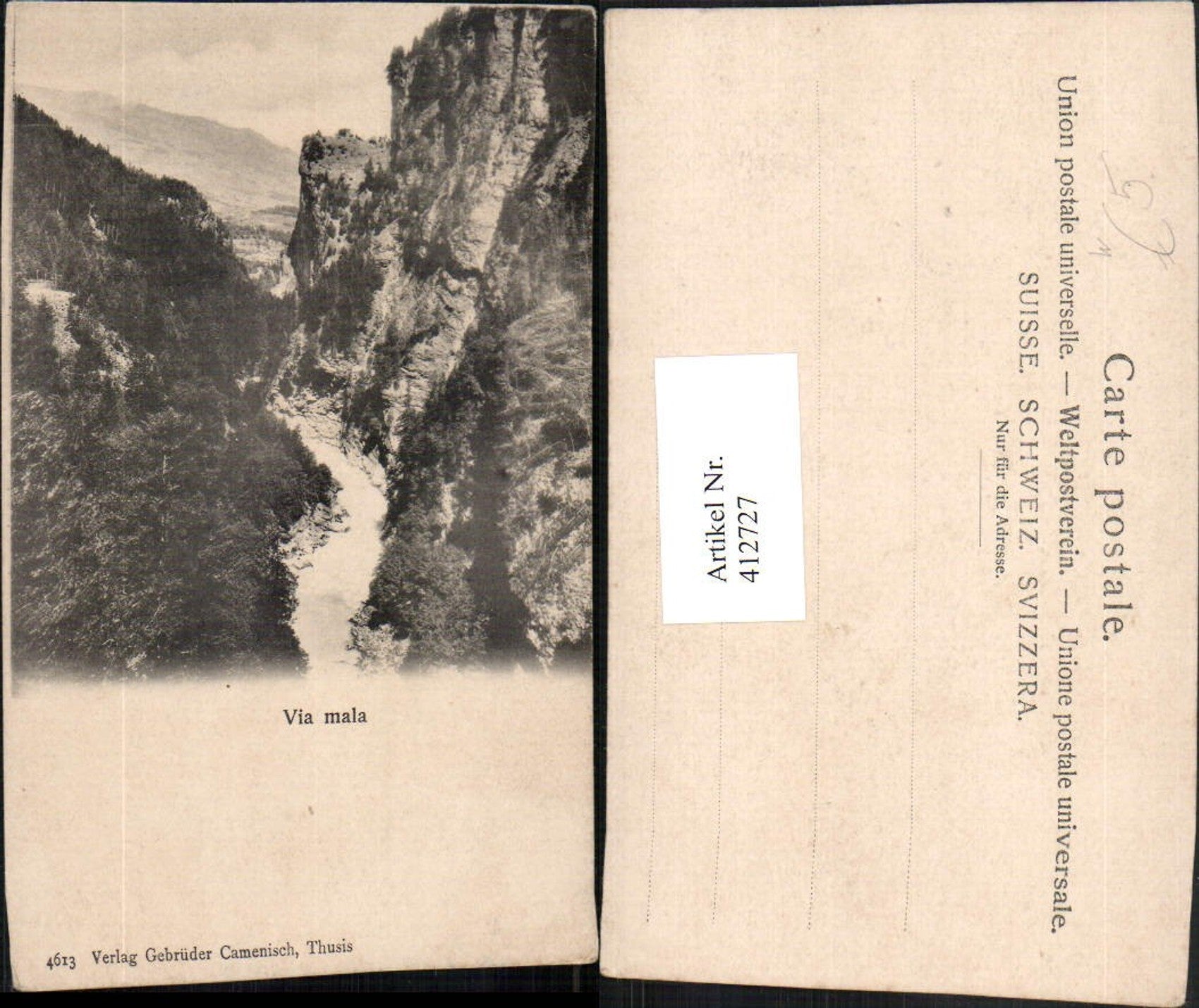 Alte Ansichtskarte – Old Postcard