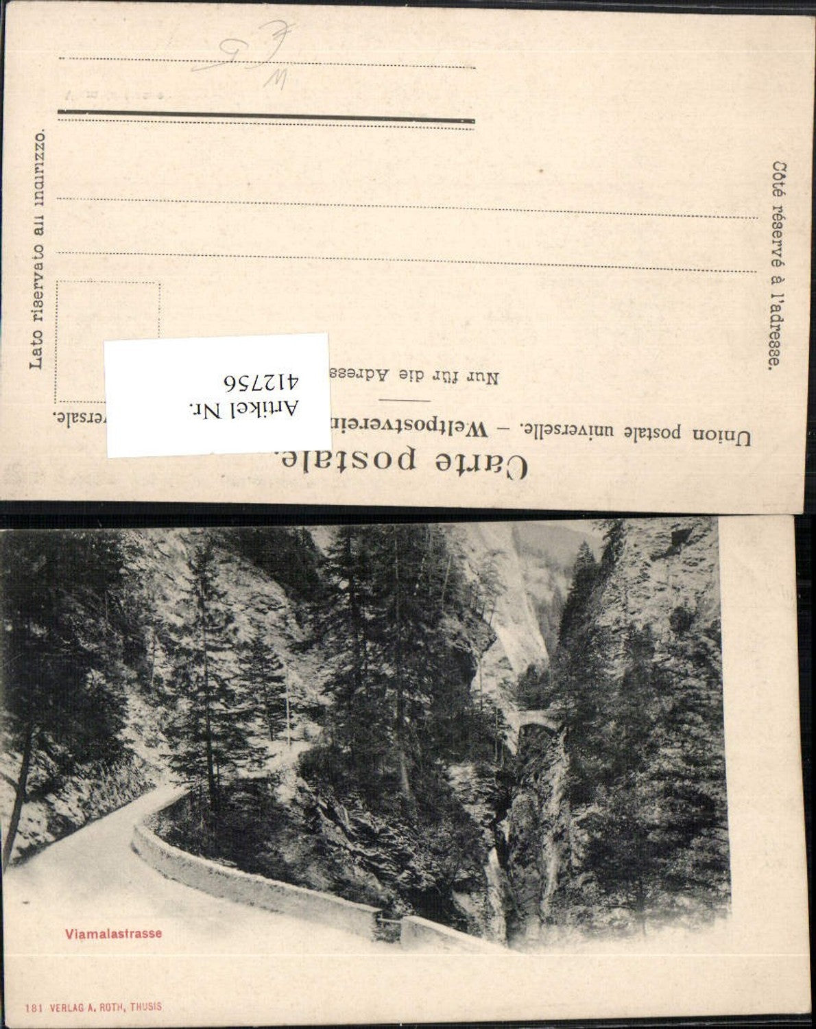 Alte Ansichtskarte – Old Postcard