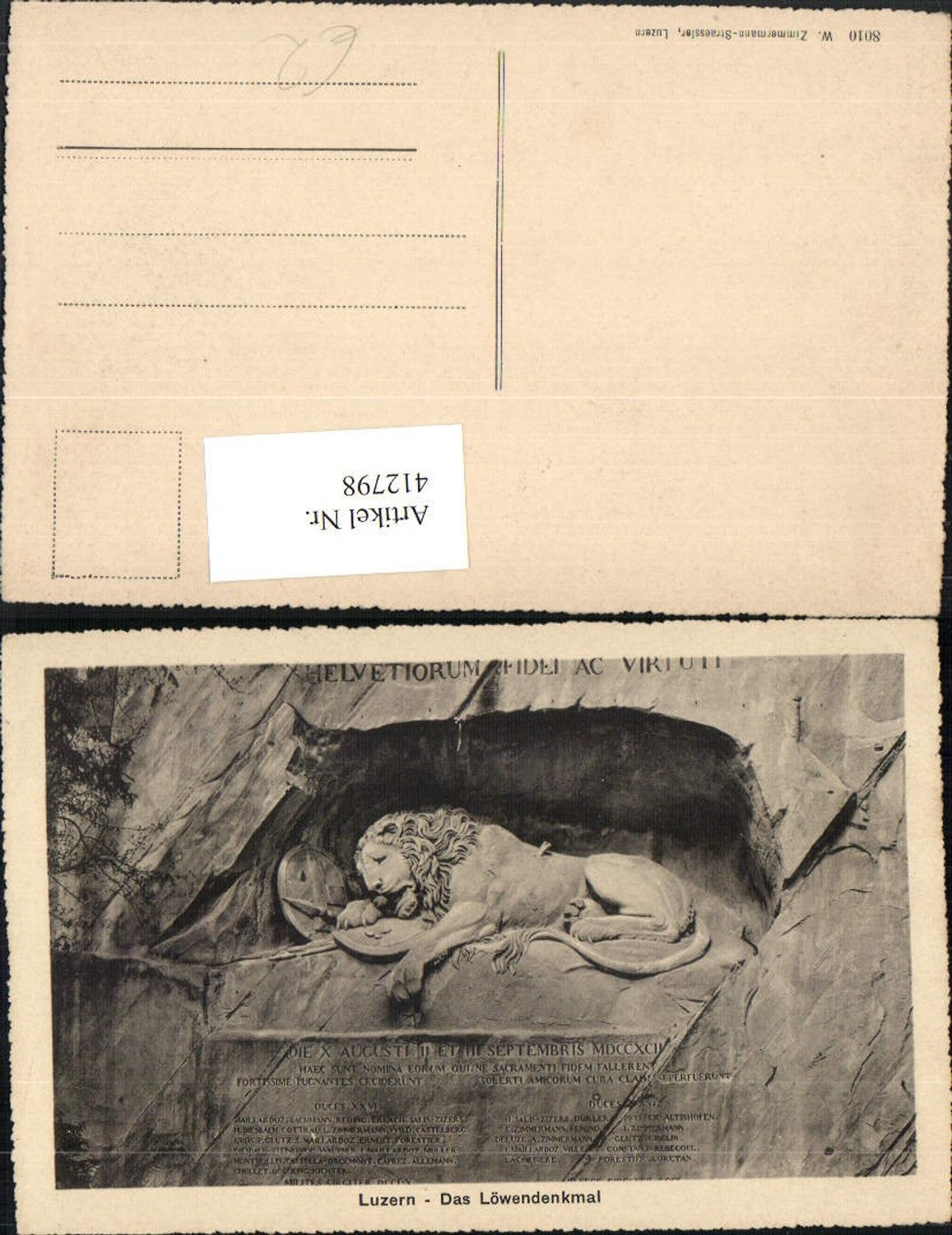 Alte Ansichtskarte – Old Postcard