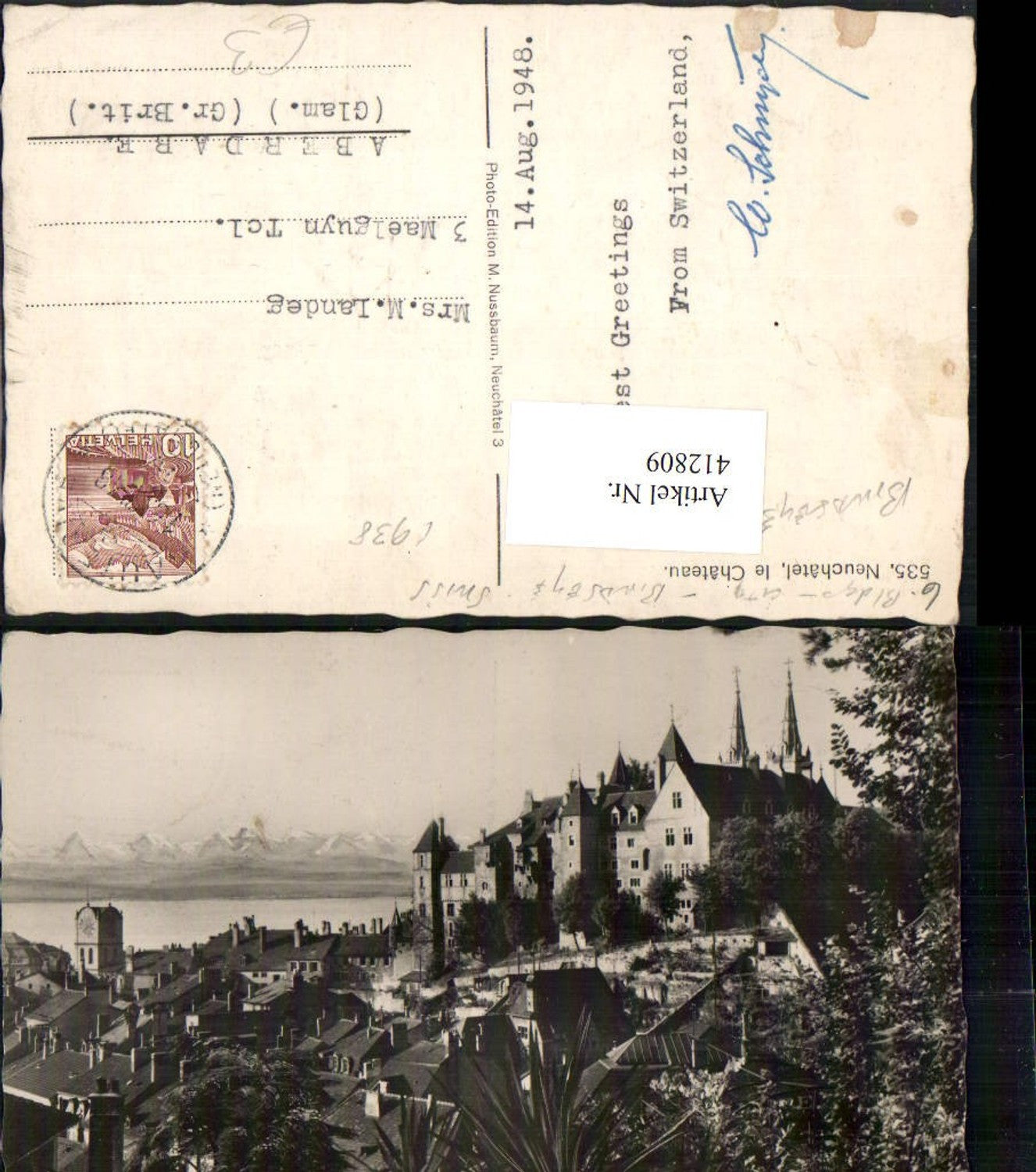 Alte Ansichtskarte – Old Postcard