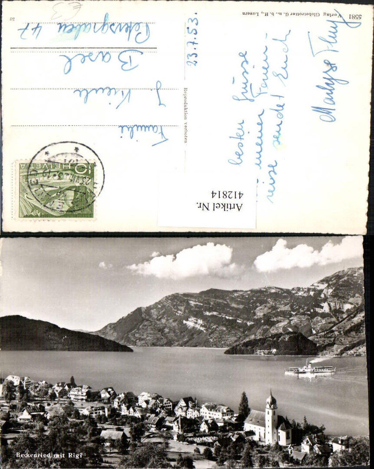 Alte Ansichtskarte – Old Postcard