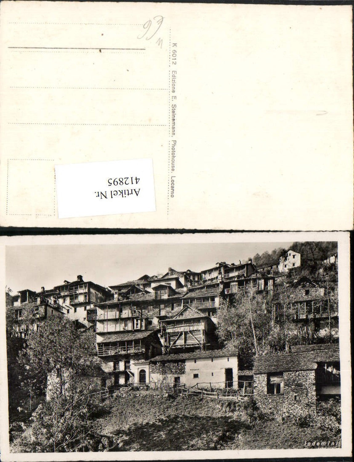 Alte Ansichtskarte – Old Postcard