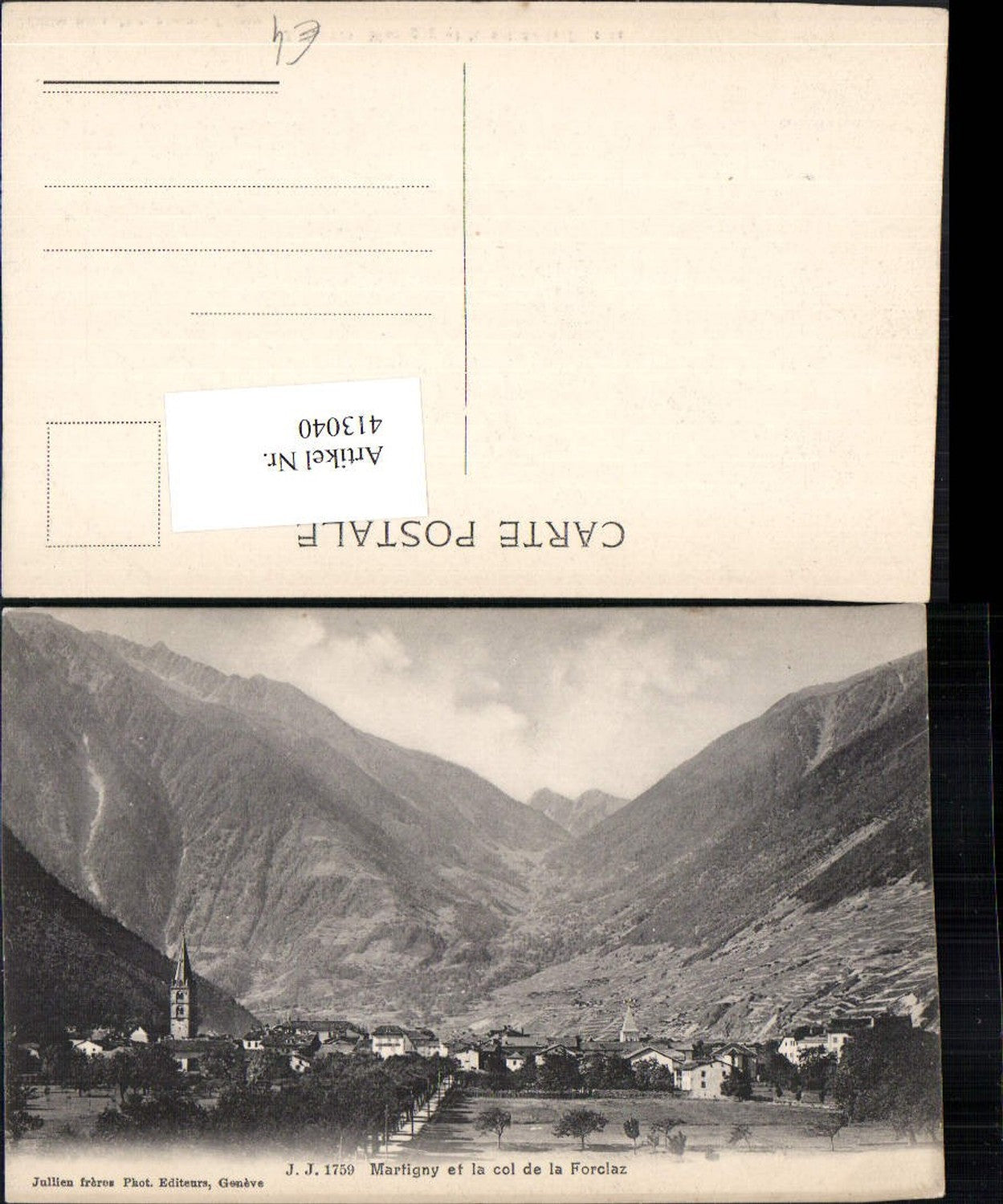 Alte Ansichtskarte – Old Postcard