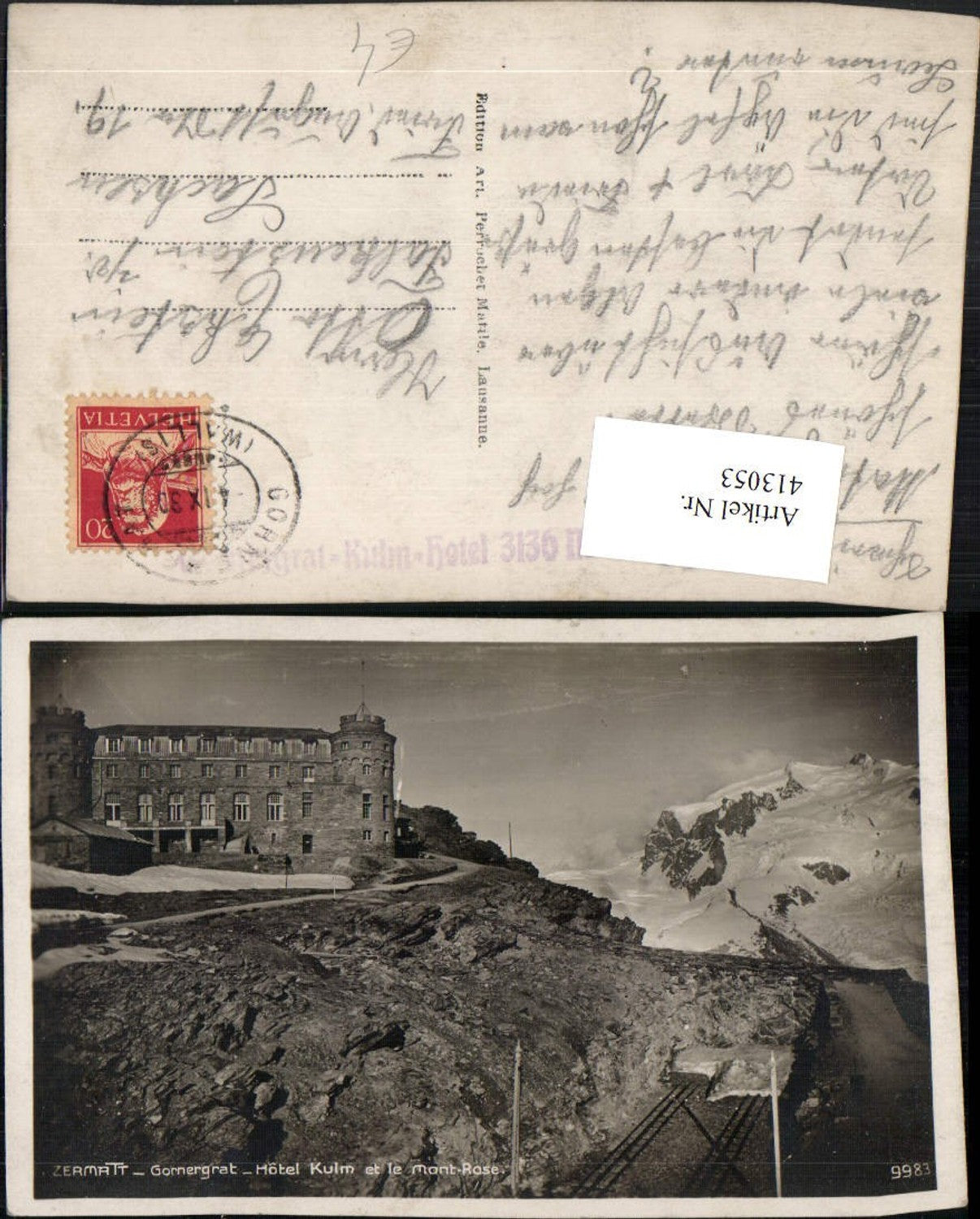 Alte Ansichtskarte – Old Postcard