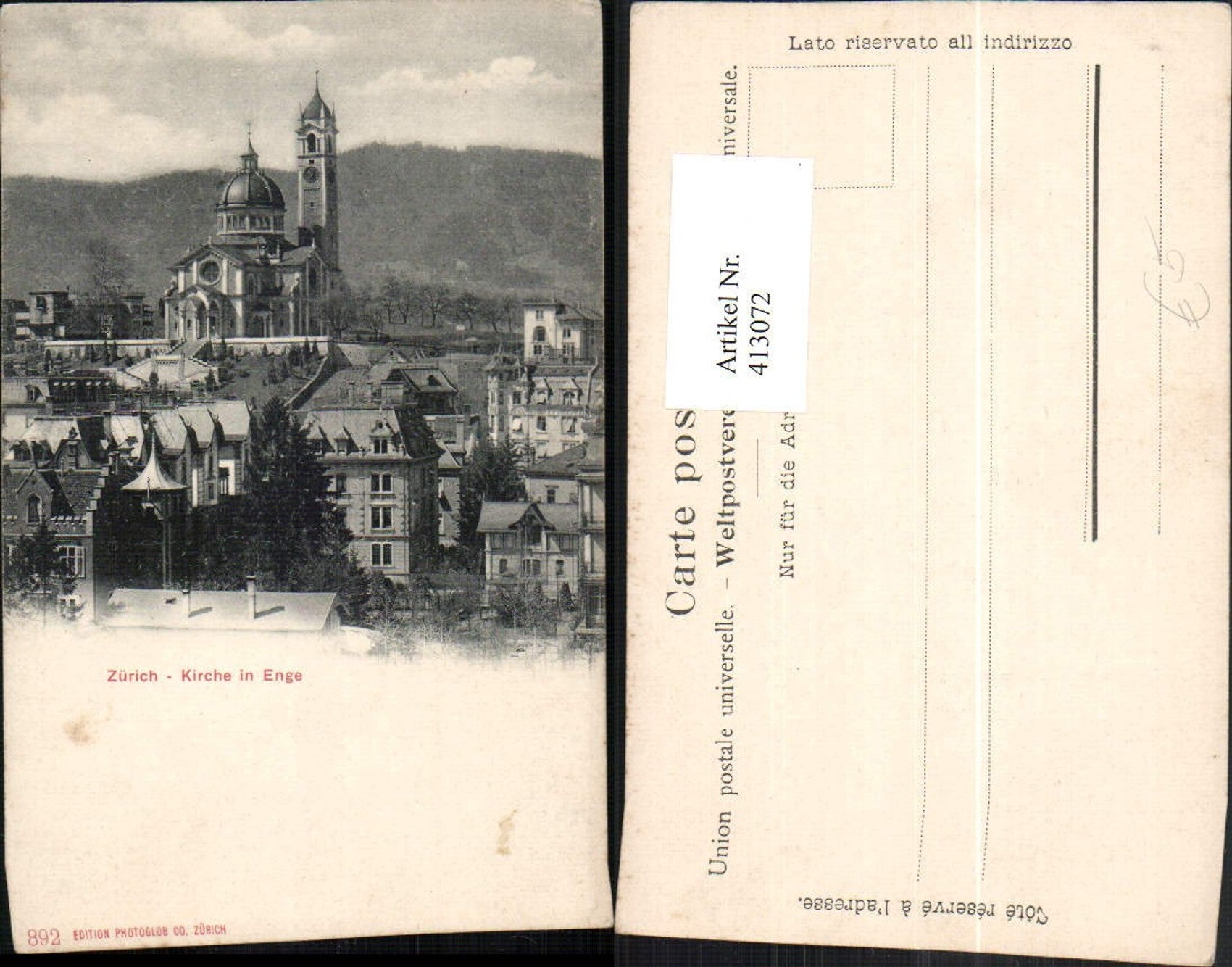 Alte Ansichtskarte – Old Postcard