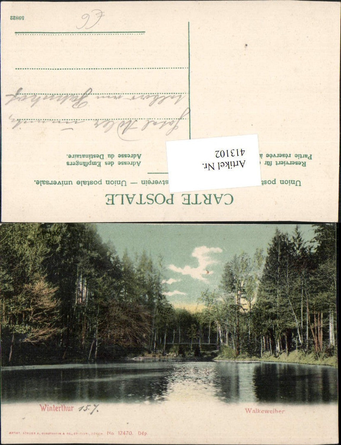 Alte Ansichtskarte – Old Postcard