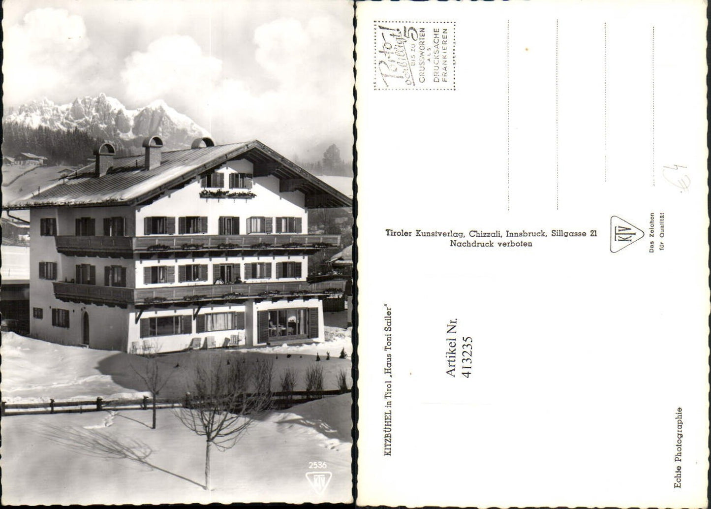 Alte Ansichtskarte – Old Postcard