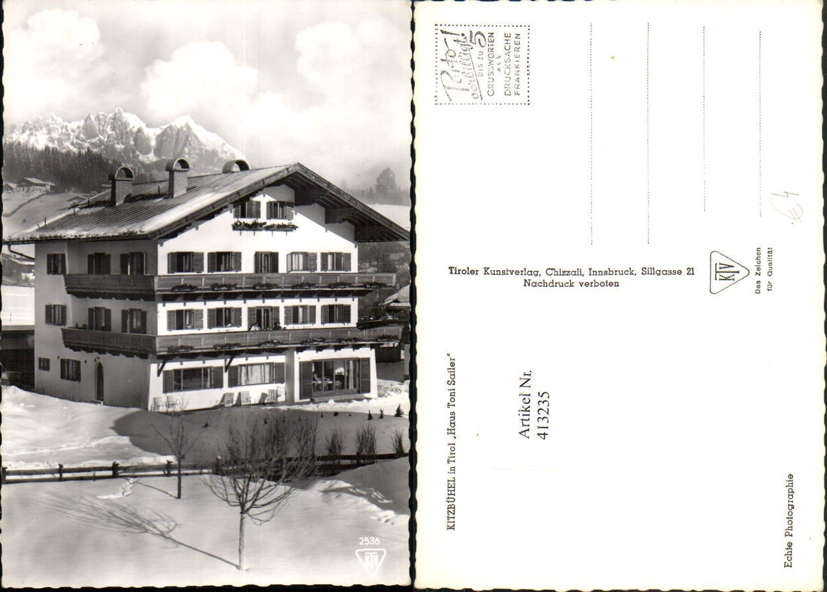 Alte Ansichtskarte – Old Postcard