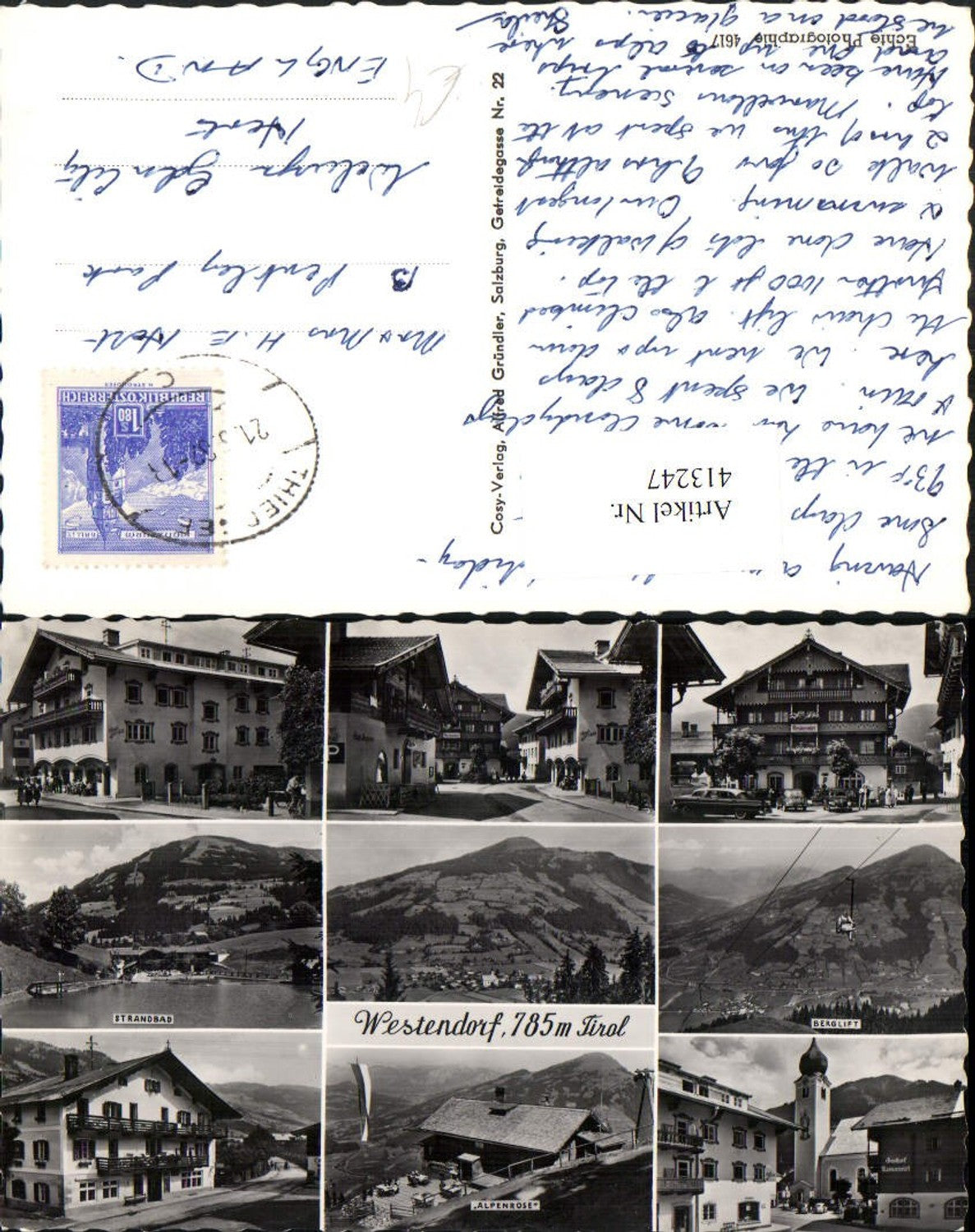 Alte Ansichtskarte – Old Postcard