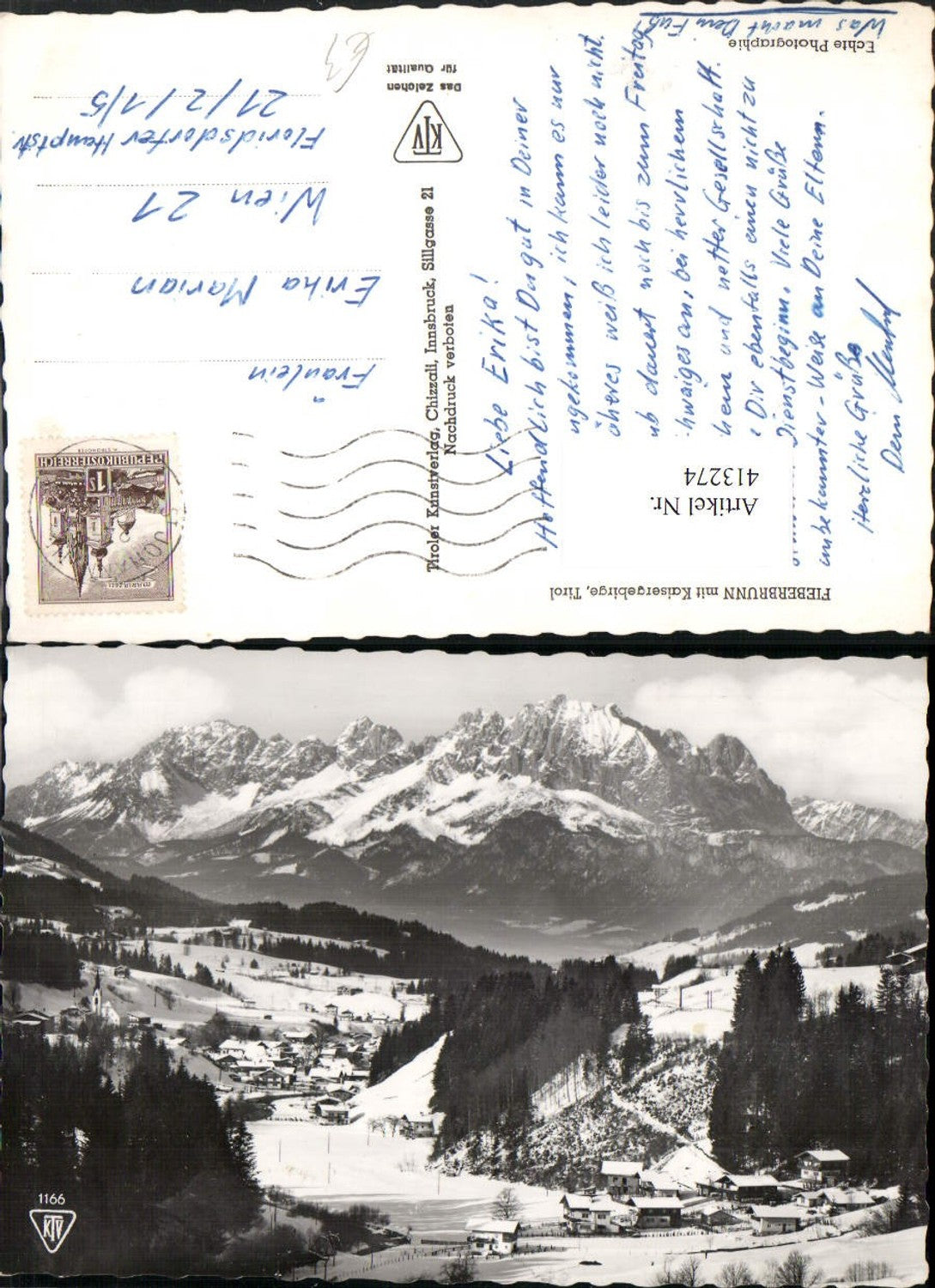 Alte Ansichtskarte – Old Postcard
