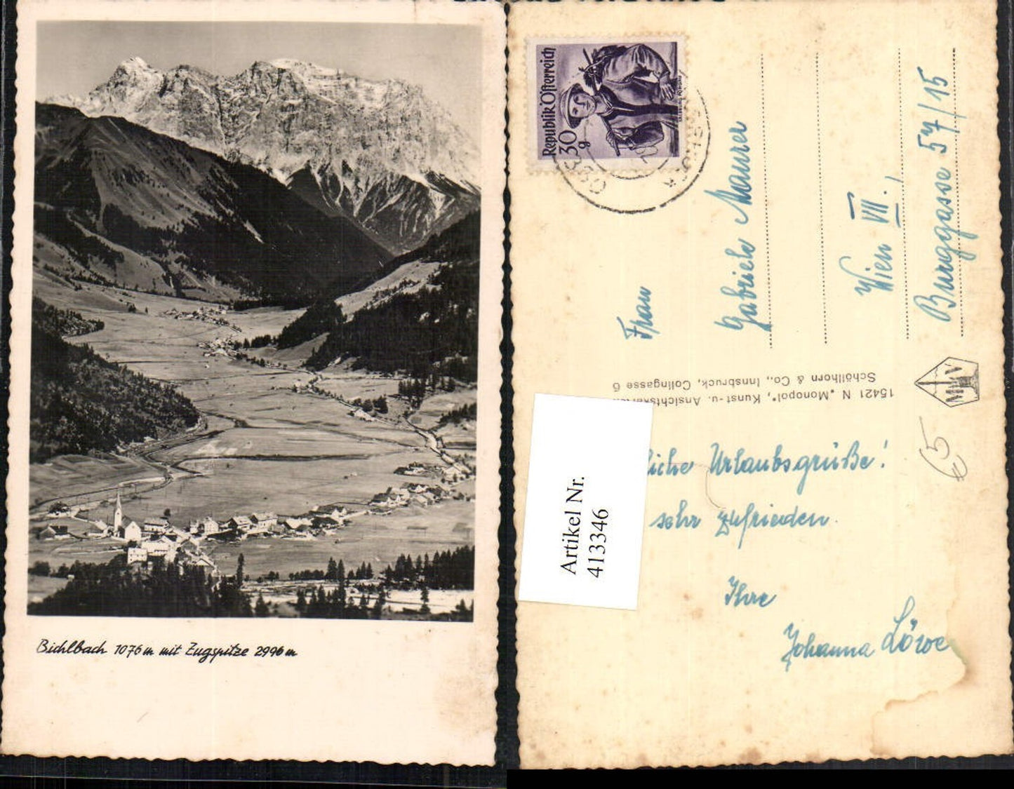 Alte Ansichtskarte – Old Postcard