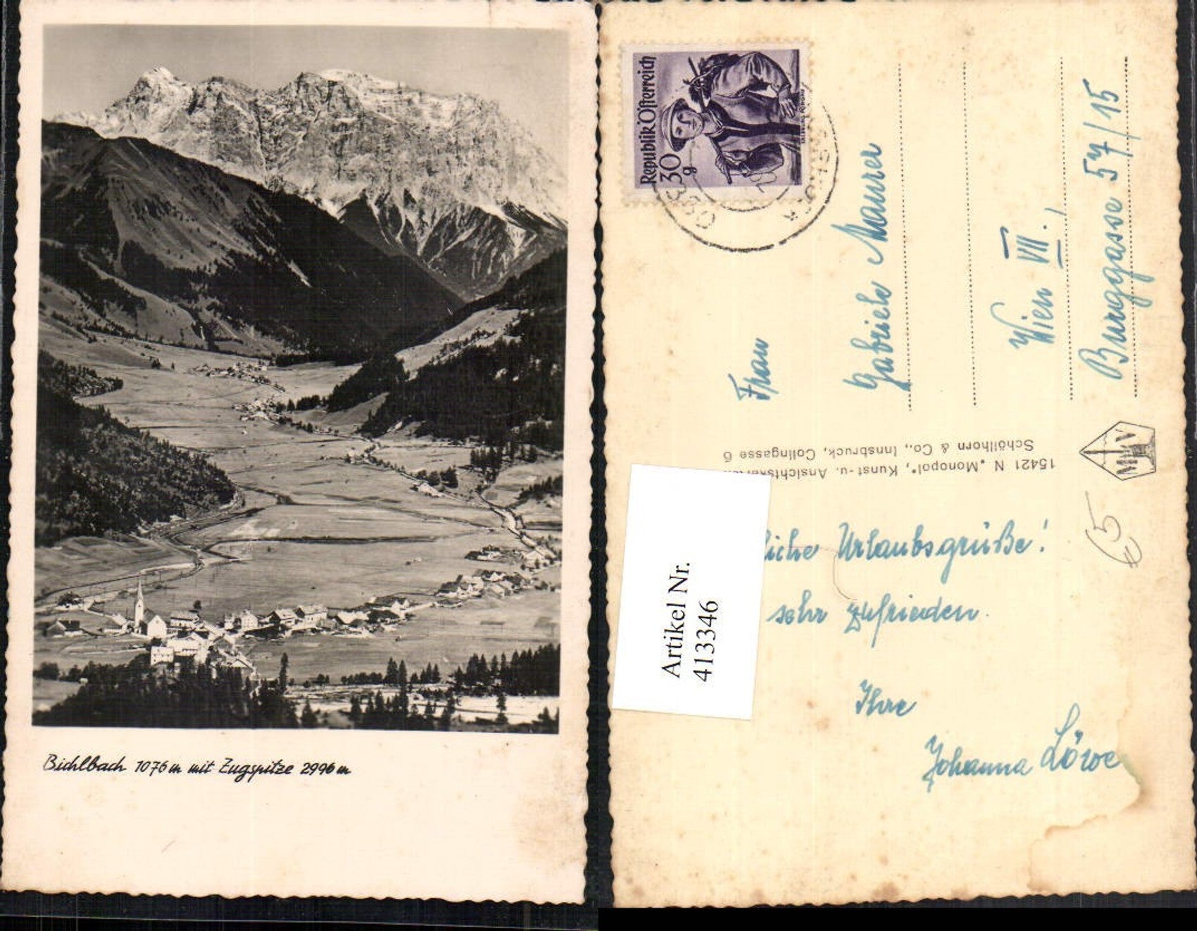 Alte Ansichtskarte – Old Postcard