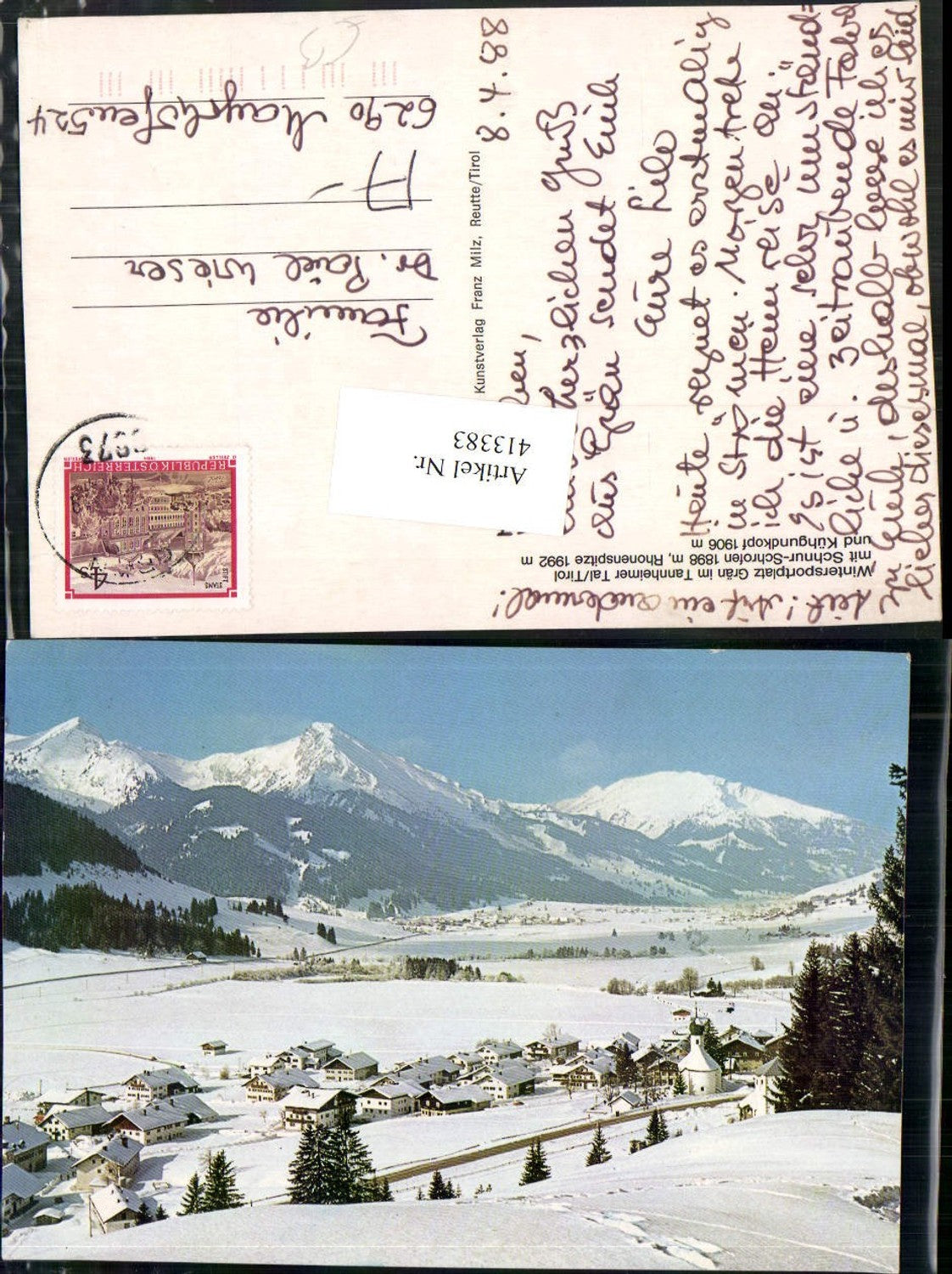Alte Ansichtskarte – Old Postcard