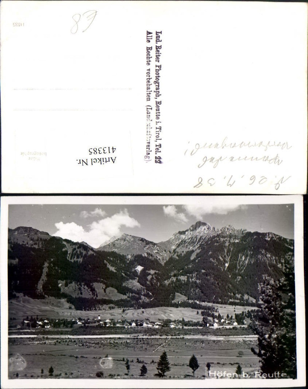 Alte Ansichtskarte – Old Postcard