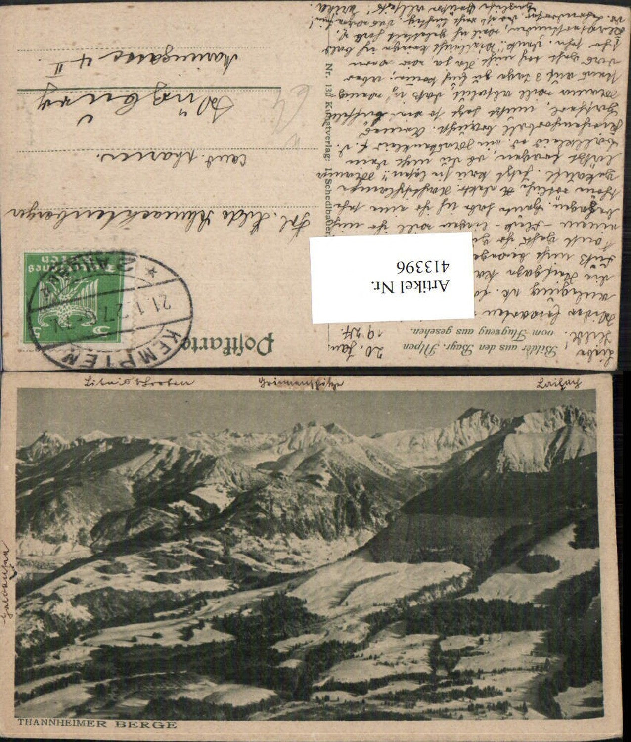 Alte Ansichtskarte – Old Postcard
