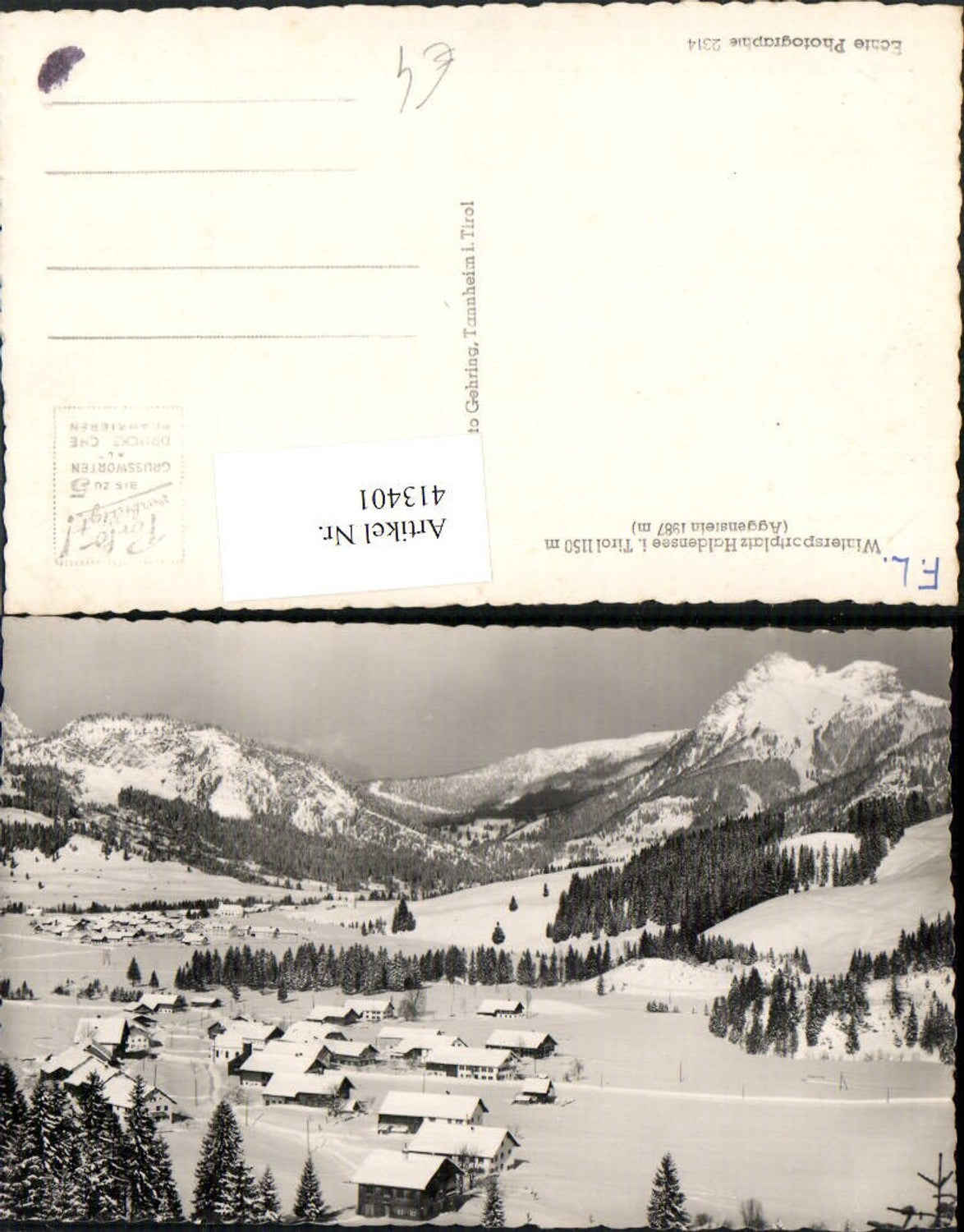 Alte Ansichtskarte – Old Postcard