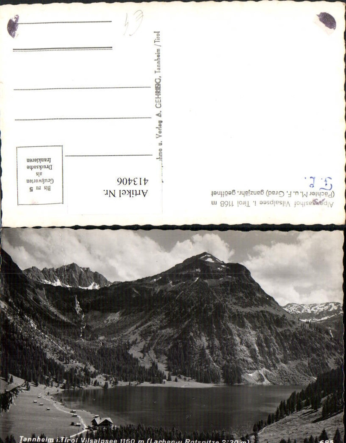 Alte Ansichtskarte – Old Postcard